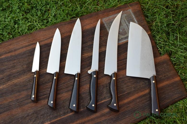 Zestaw XXL 6 noży kuchennych. Stal D2